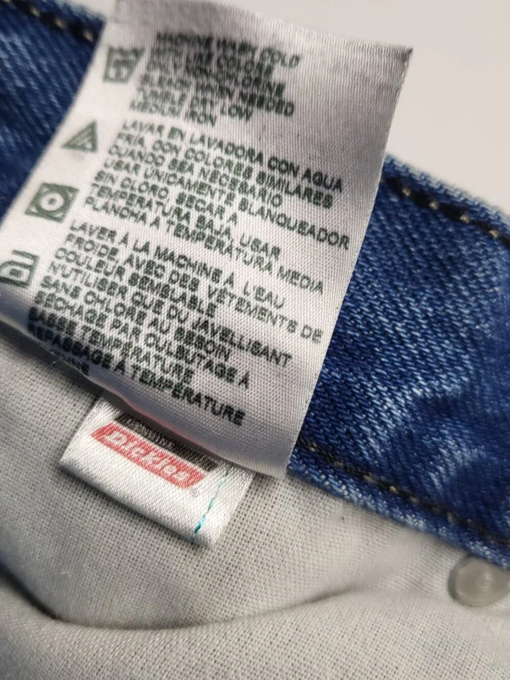 Dickies Mens Jeans 42 X 30 Relaxed Fit Blue Denim Pants Heavyweight 100% Cotton
